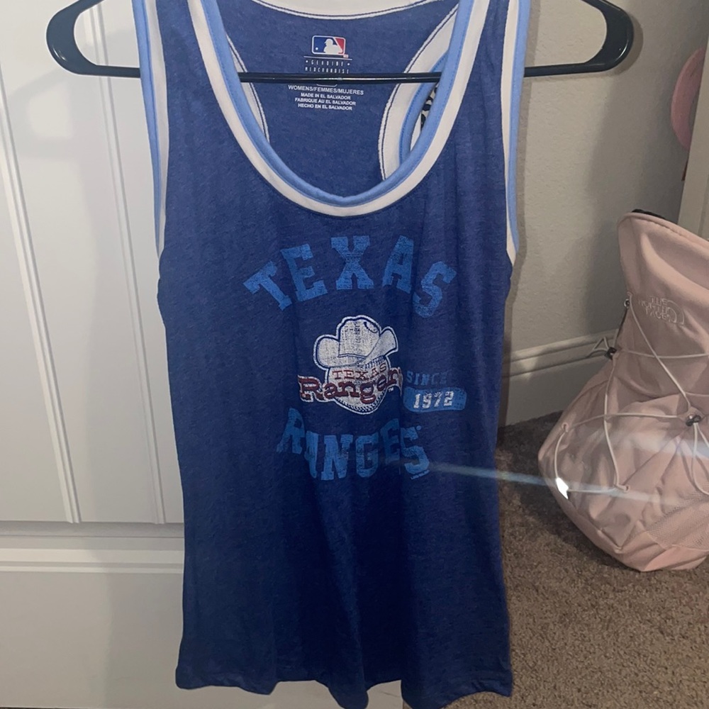 Texas Rangers tank top - size womens small